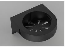 Dispenser Bracket Single Holder Black