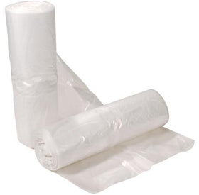 20"x 22" Clear Frosted Garbage Bags - 2000/case