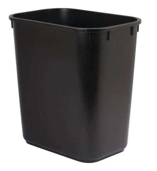 Plastic Wastebaskets 26.5 L/28 1/8 QT