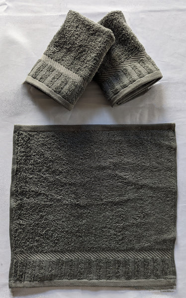 **NEW**Grey Piano Border Towels