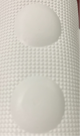 Rubber Bath Mat 16" x 28"  OFF WHITE