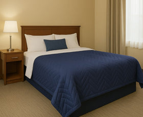 NAVY COVERLET