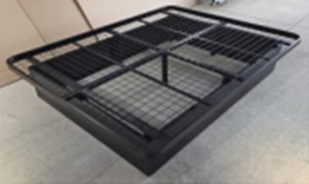 * KING PLATFORM * BED BASE - BLACK