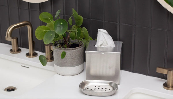 Soap Dish - Brushed Stainless Steel