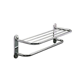 True Experience® 24" Double Towel Shelf w/ Bar & Bracket