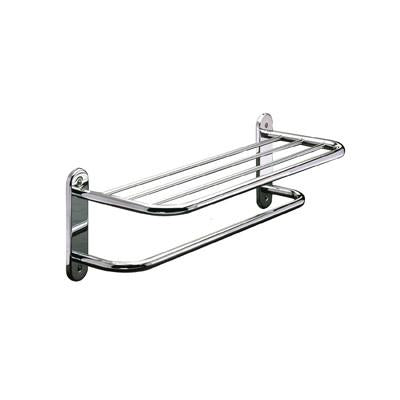 True Experience® 24" Double Towel Shelf w/ Bar & Bracket