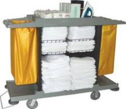 True Essentials® Housekeeping Cart w/ Bumpers