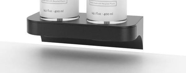 Dispenser Bracket 2 Holder Black