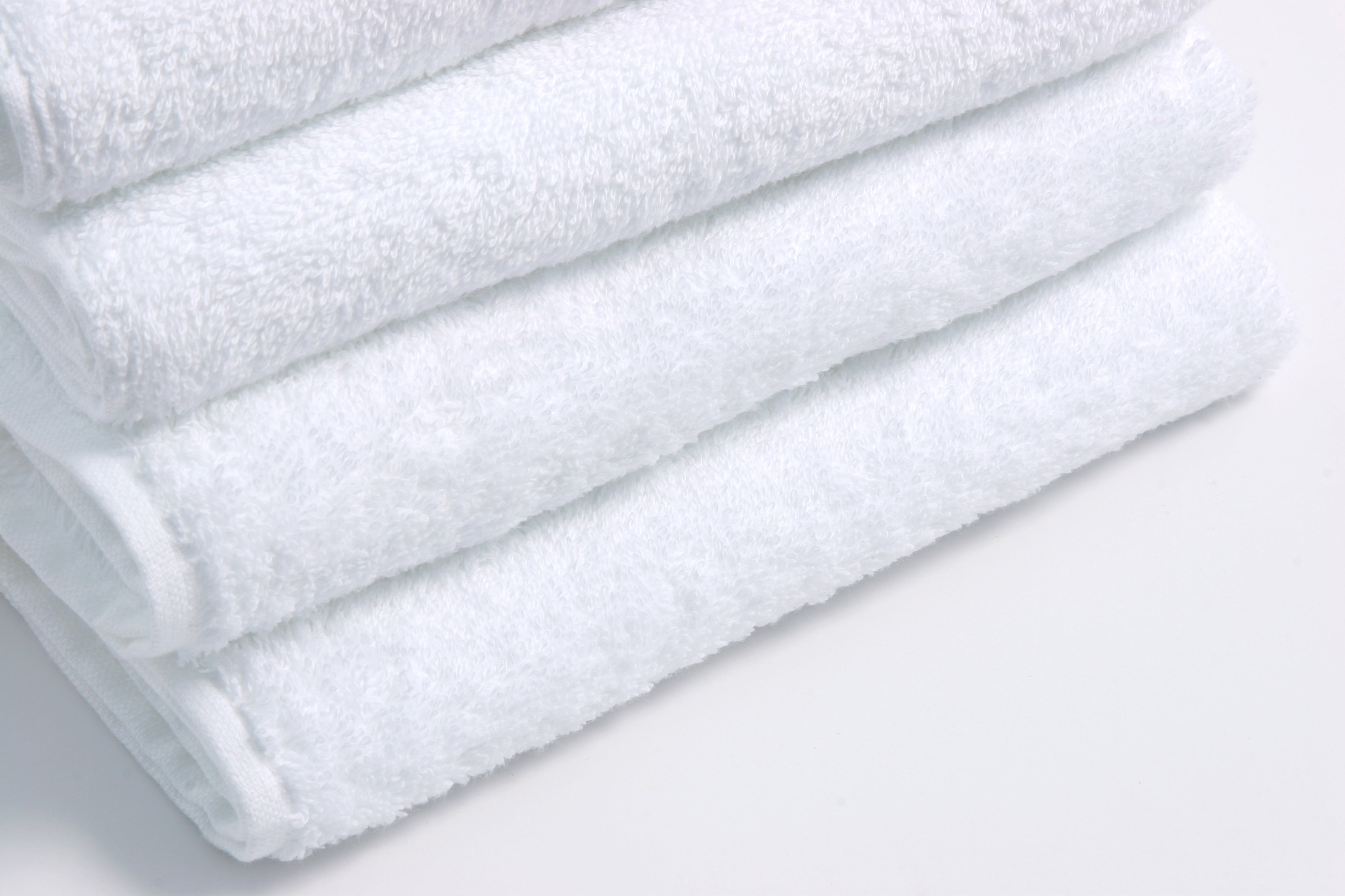 Coronet Luxury White 27x50 Cotton Bath Towel Dobby Border