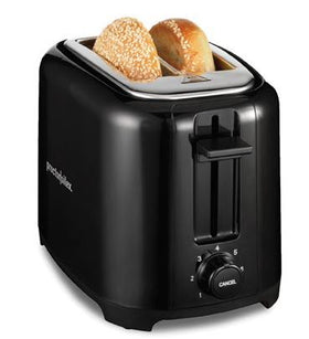 TOASTER - BLACK 2-SLICE WIDE SLOT