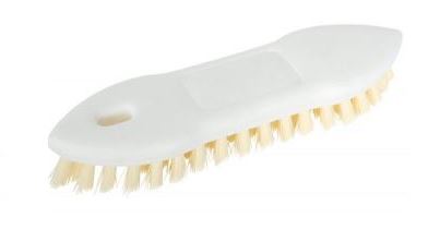 Pointed Scrub Brush Poly Bristle  9"